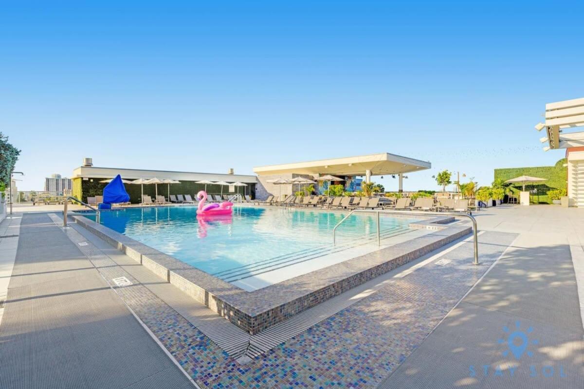 Rooftop Pool & Hot Tub - Gym - Hollywood Beach Exterior foto