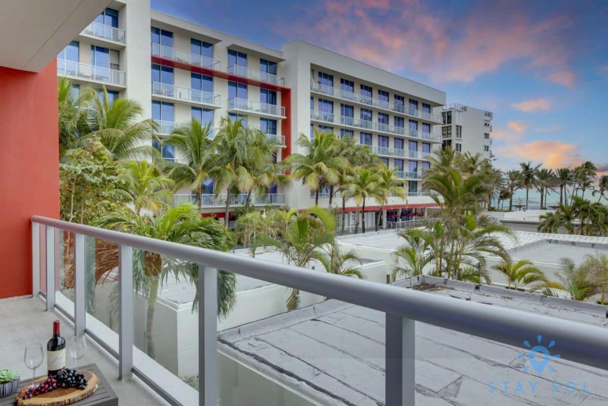 Rooftop Pool & Hot Tub - Gym - Hollywood Beach Exterior foto