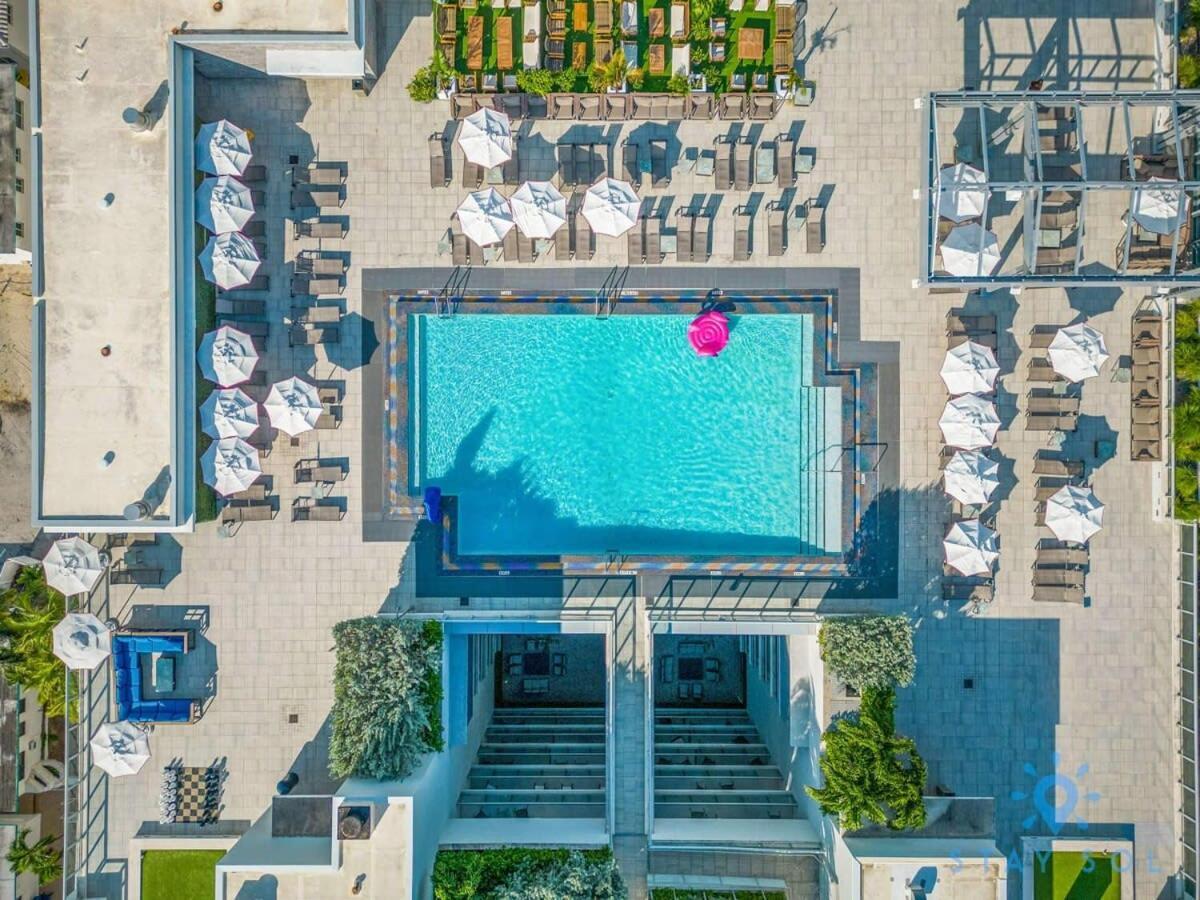 Rooftop Pool & Hot Tub - Gym - Hollywood Beach Exterior foto